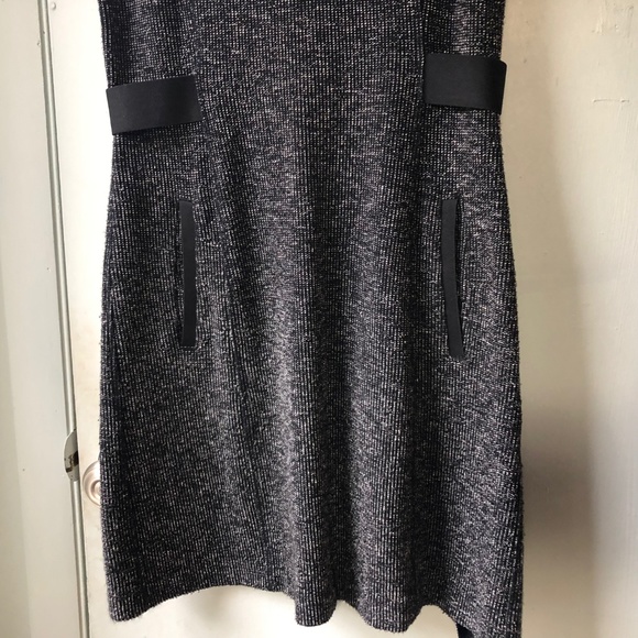Theory Dress Pockets Tweed Sleeveless Sz S - Picture 3 of 8